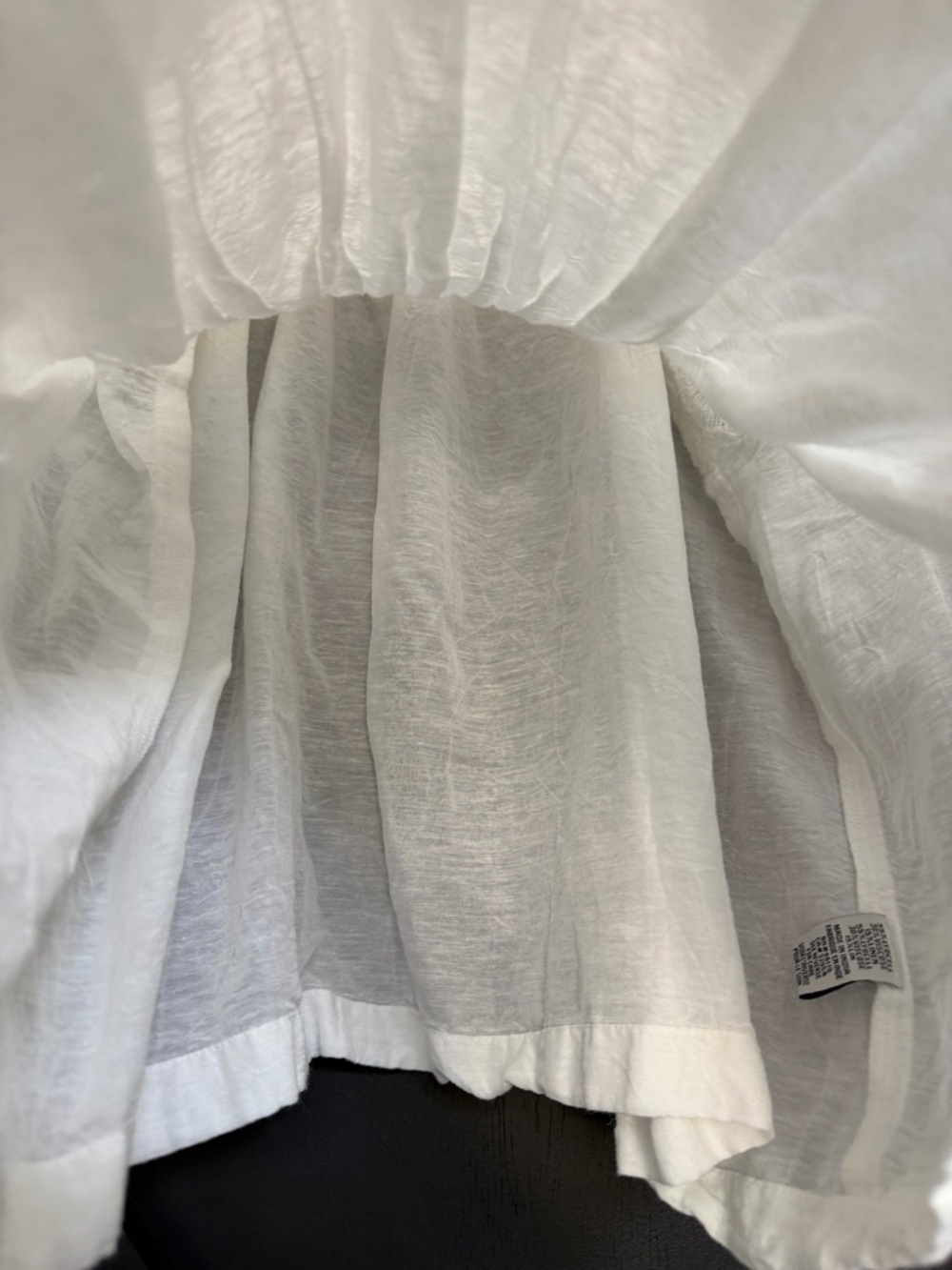 Anthropologie Ranna Gill Linen Lace Tank in White, Size Large - Picture 8 of 12